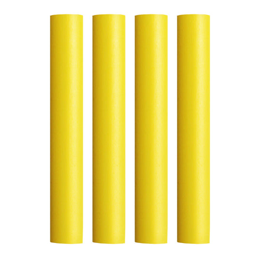 Pacer Battery Cable Heat Shrink Tubing - 3/4" x 12" - Yellow (4-Pieces) [BEHS3/4-12YL-4]