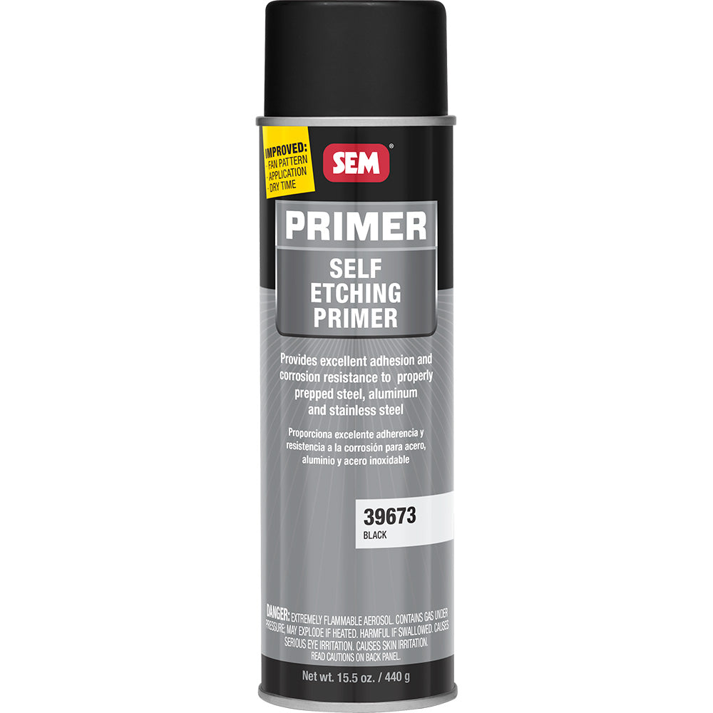 SEM Self Etching Primer - 20oz Aerosol Can - Black [39673]