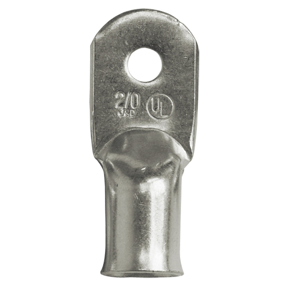 Ancor Heavy Duty 2 AWG 1/4" Tinned Lug - 25-Pack [242264]