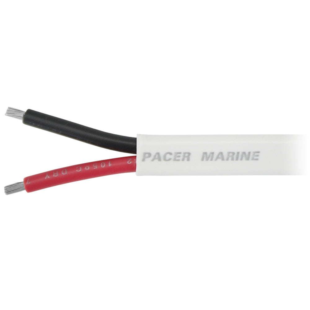 Pacer 8/2 AWG Duplex Cable - Flat Cable - Red/Black - 50' [W8/2DC-50]