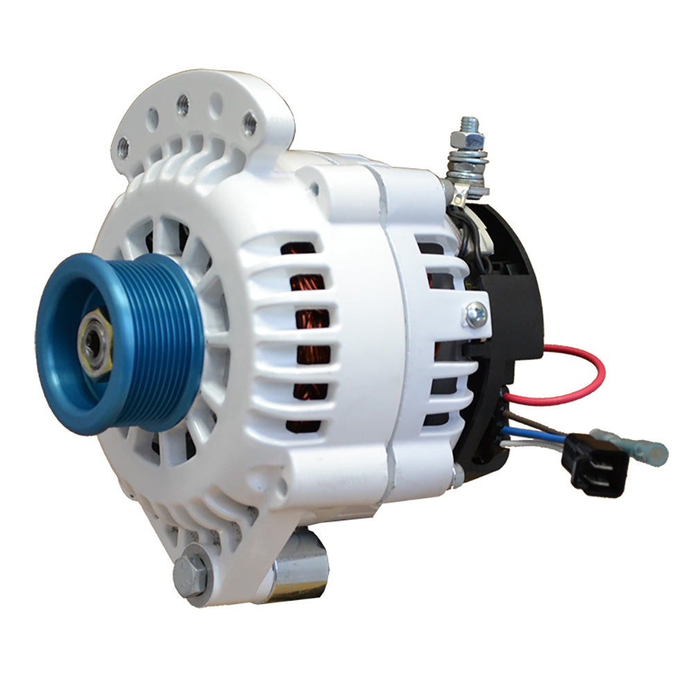 Balmar Alternator 120 AMP 12V 1-2" Single Foot Spindle Mount J10 Pulley w/Isolated Ground [621-120-J10]